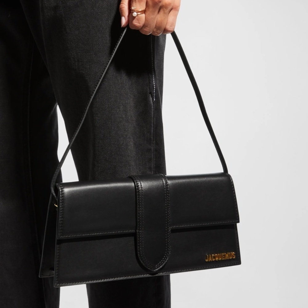 JACQUEMUS The long Bambino LES CLASSIQUES Women Black New Authentic $1190 - Picture 7 of 14